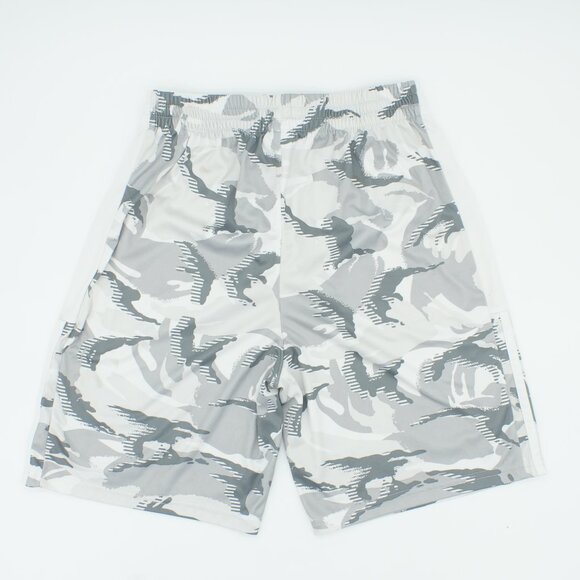 ADIDAS CAMO PRINT WOMENS ATHLETIC SHORTS - Picture 2 of 4